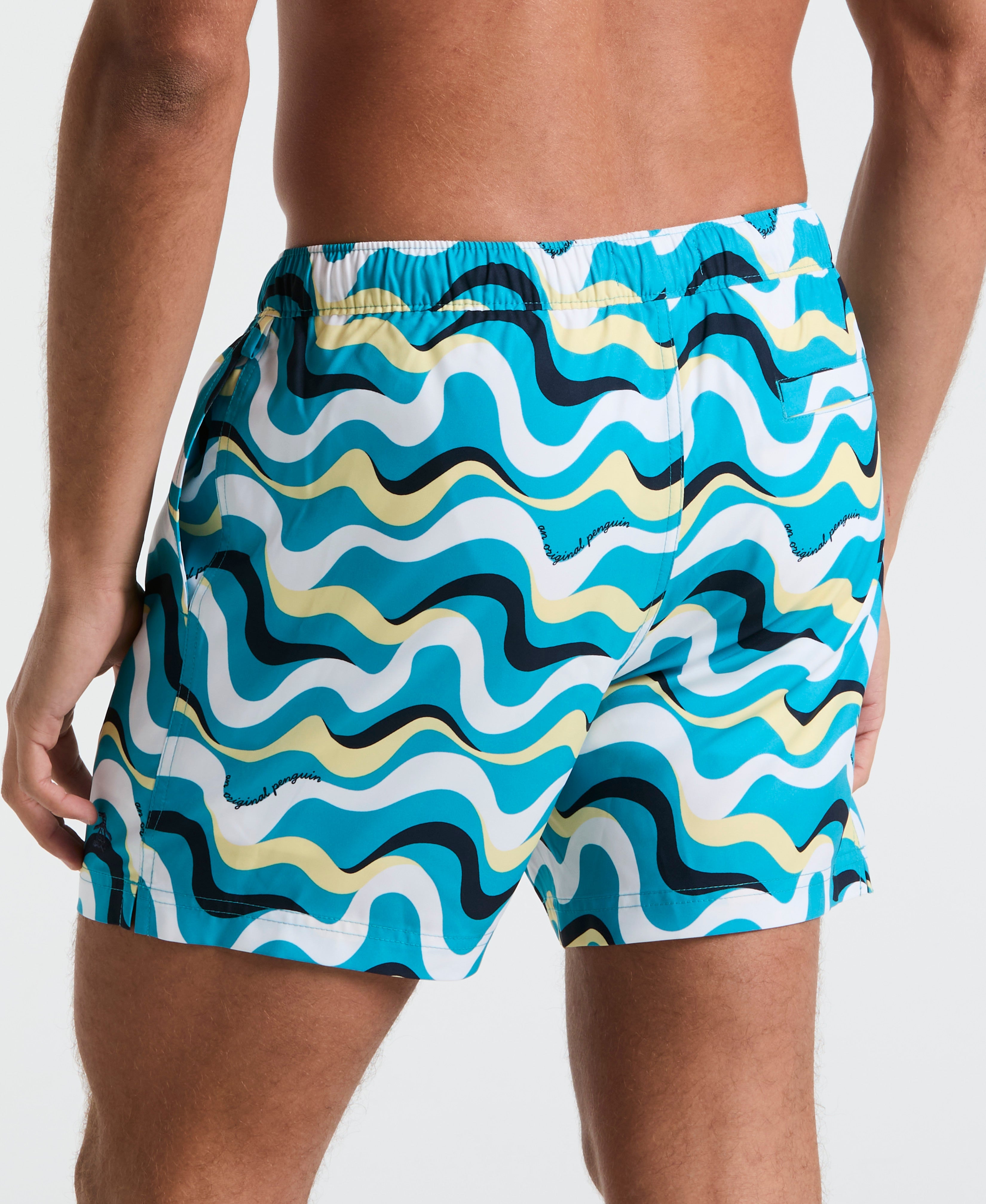 5" All-Over Print Multiwave Swim Short