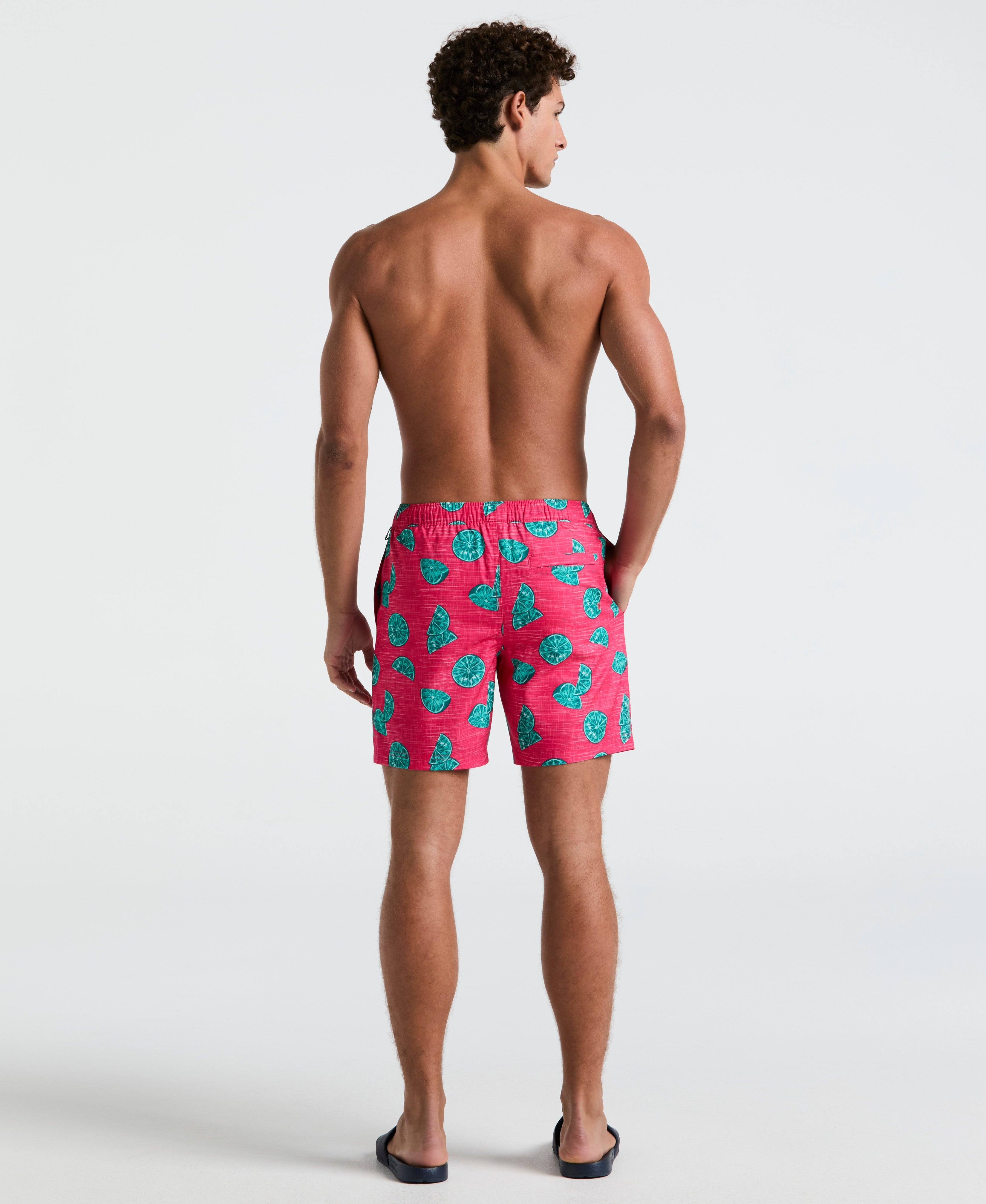 7" All-Over Limes Swim Short