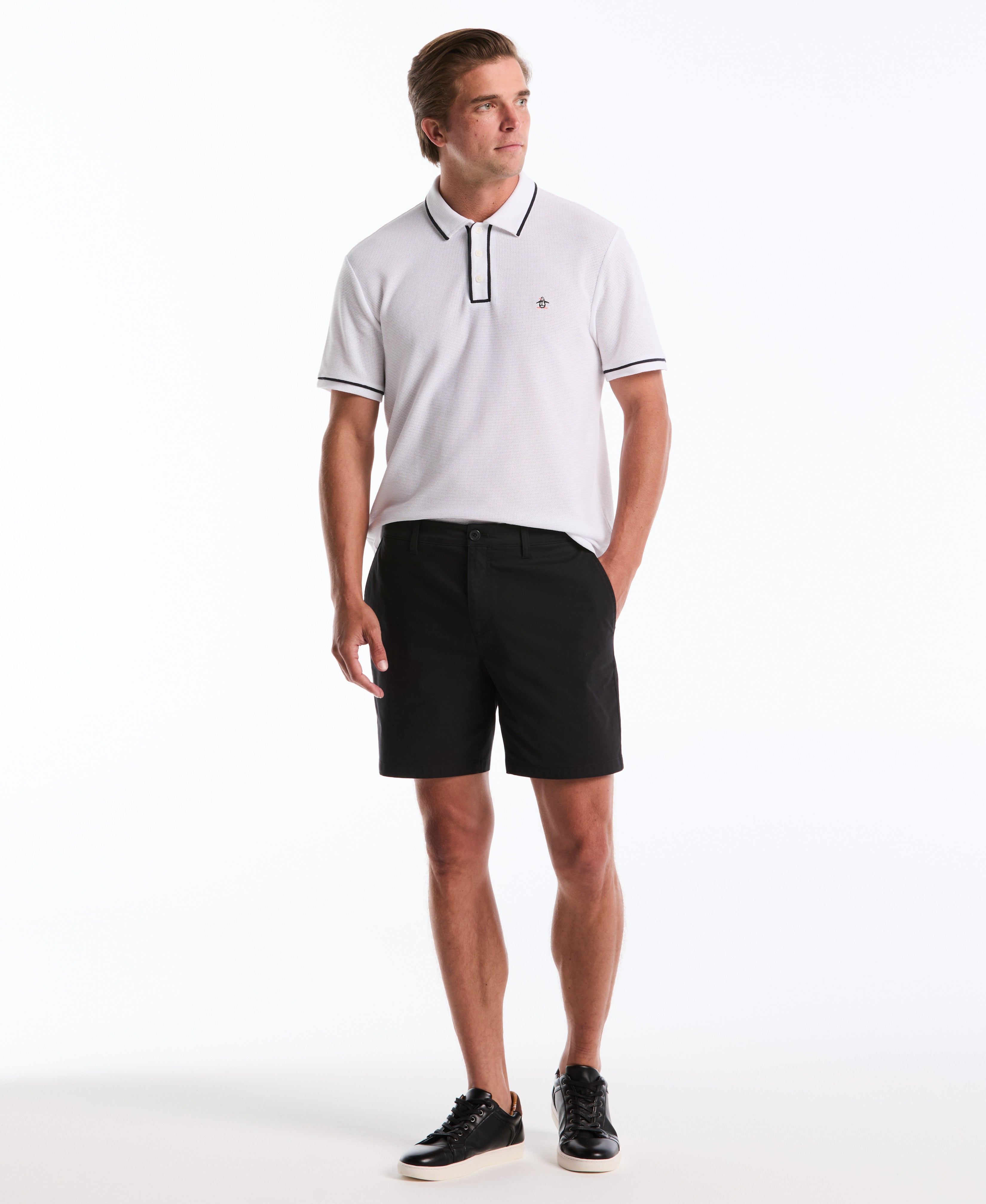 7" Cotton Blend Twill Short