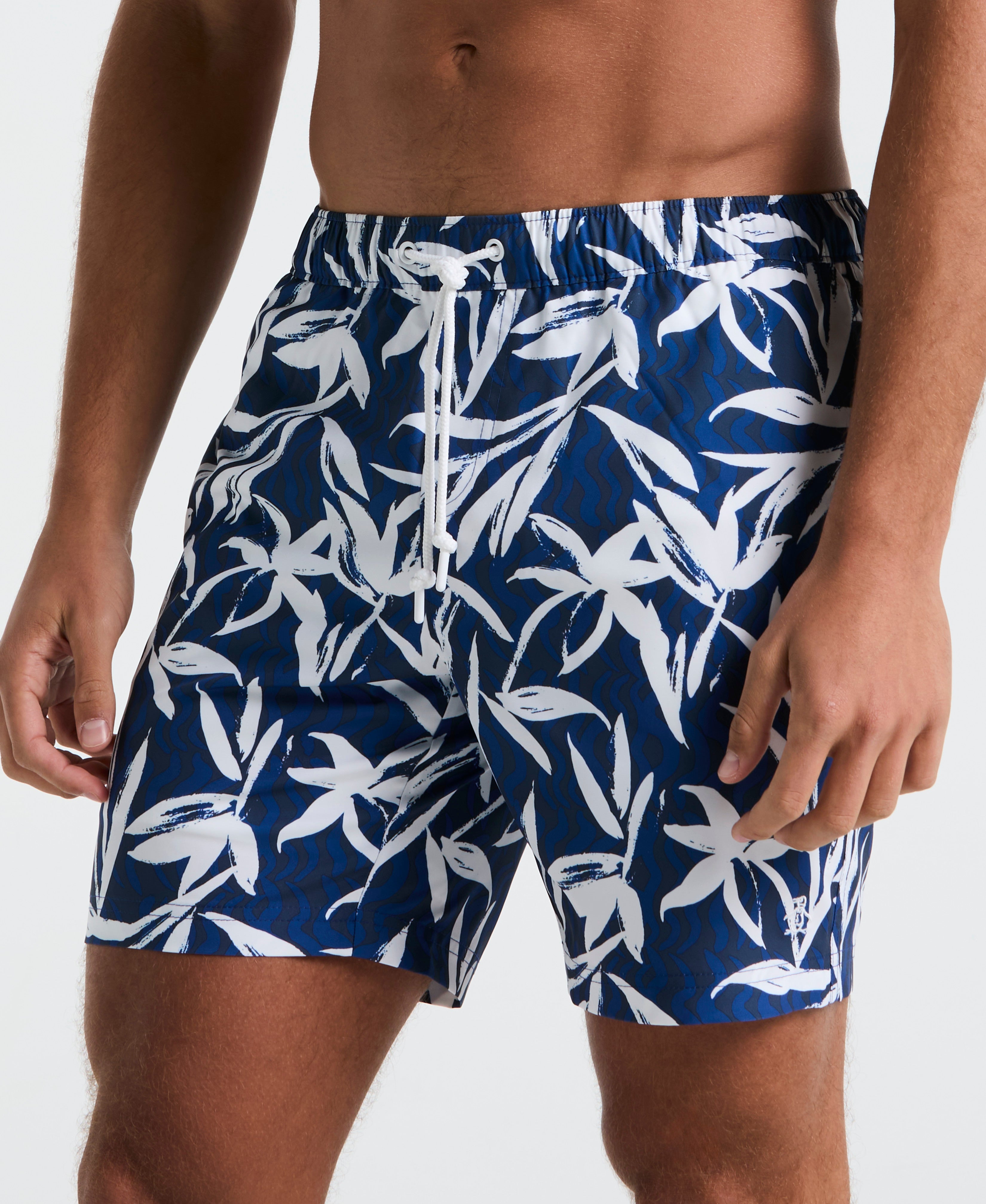 7" Floral Swim Short