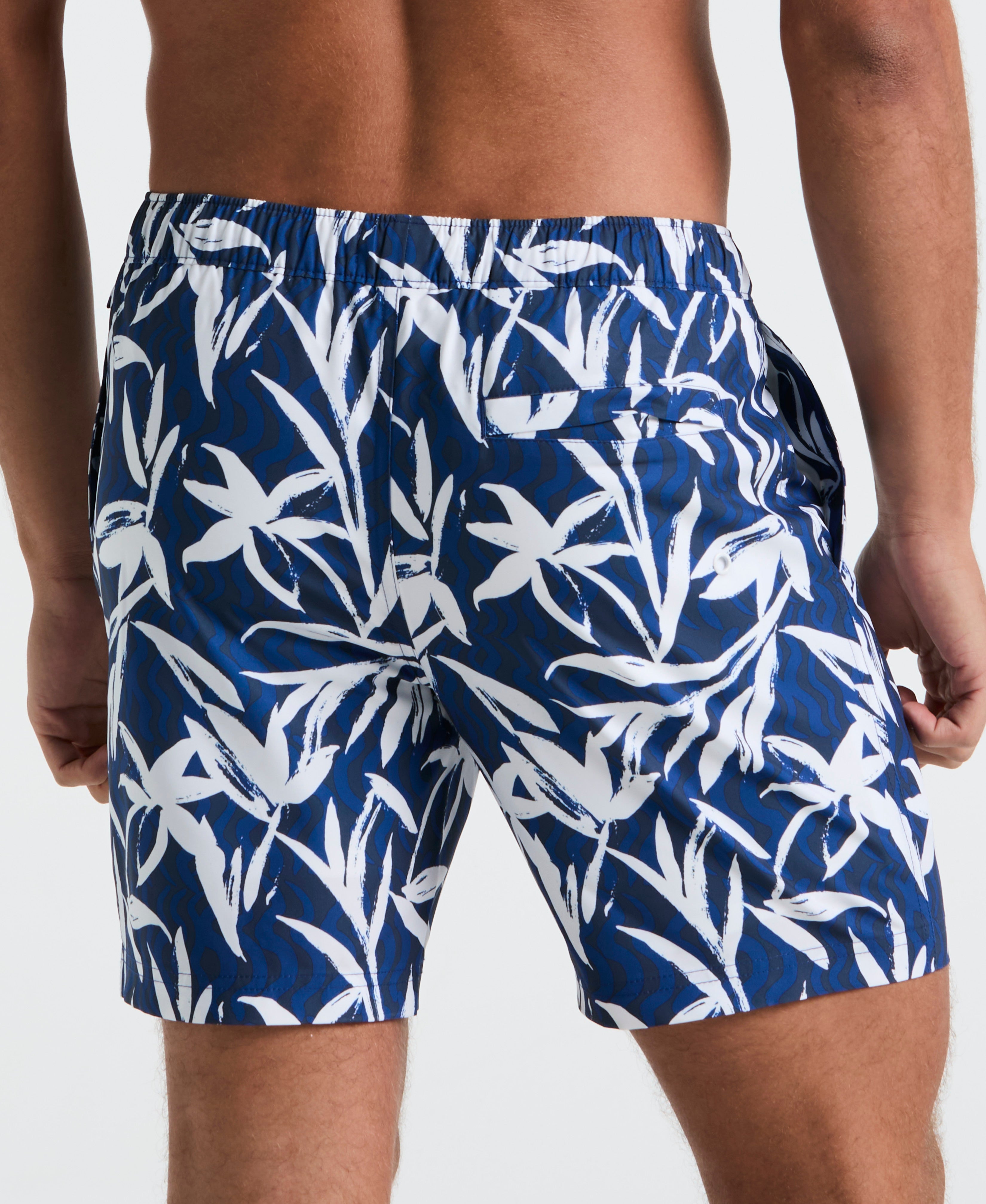 7" Floral Swim Short
