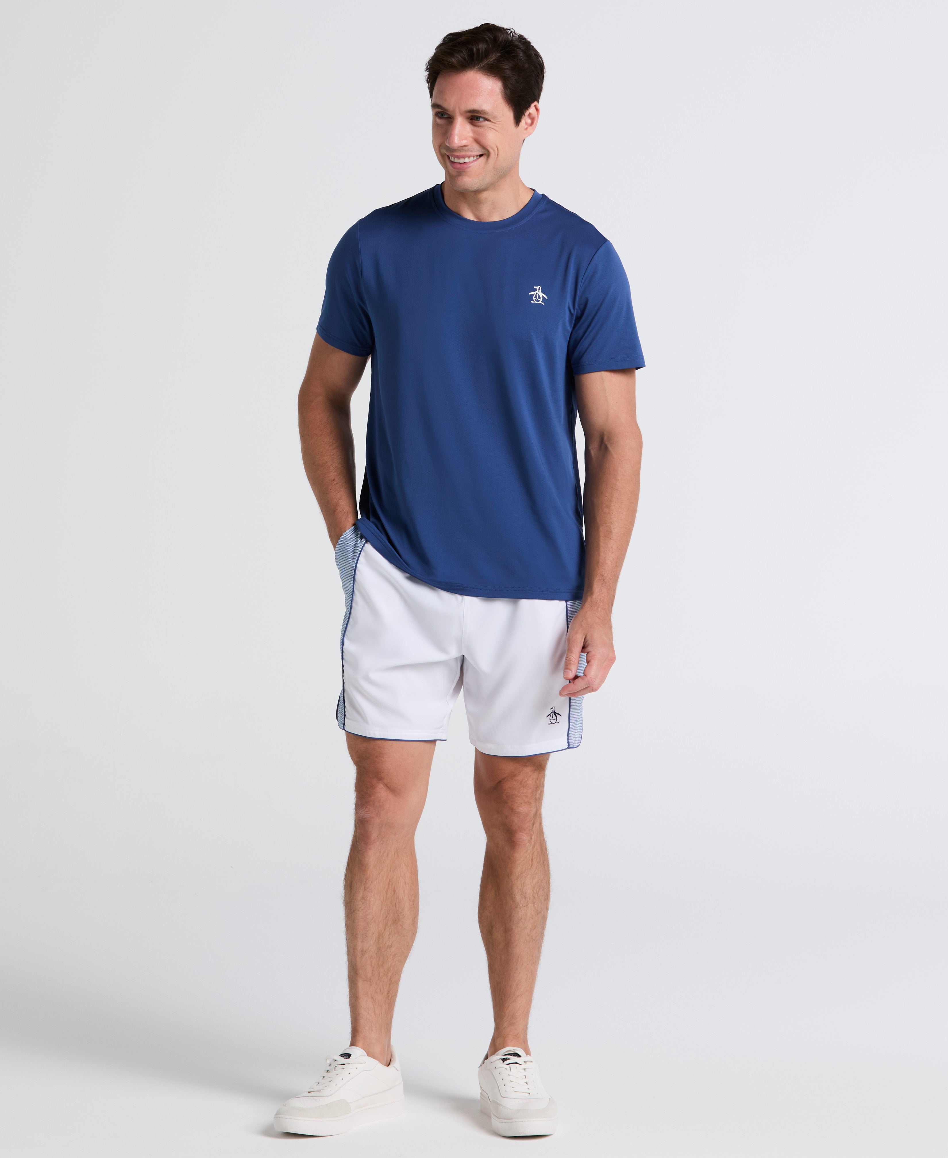 7" Performance Piped Tennis Short