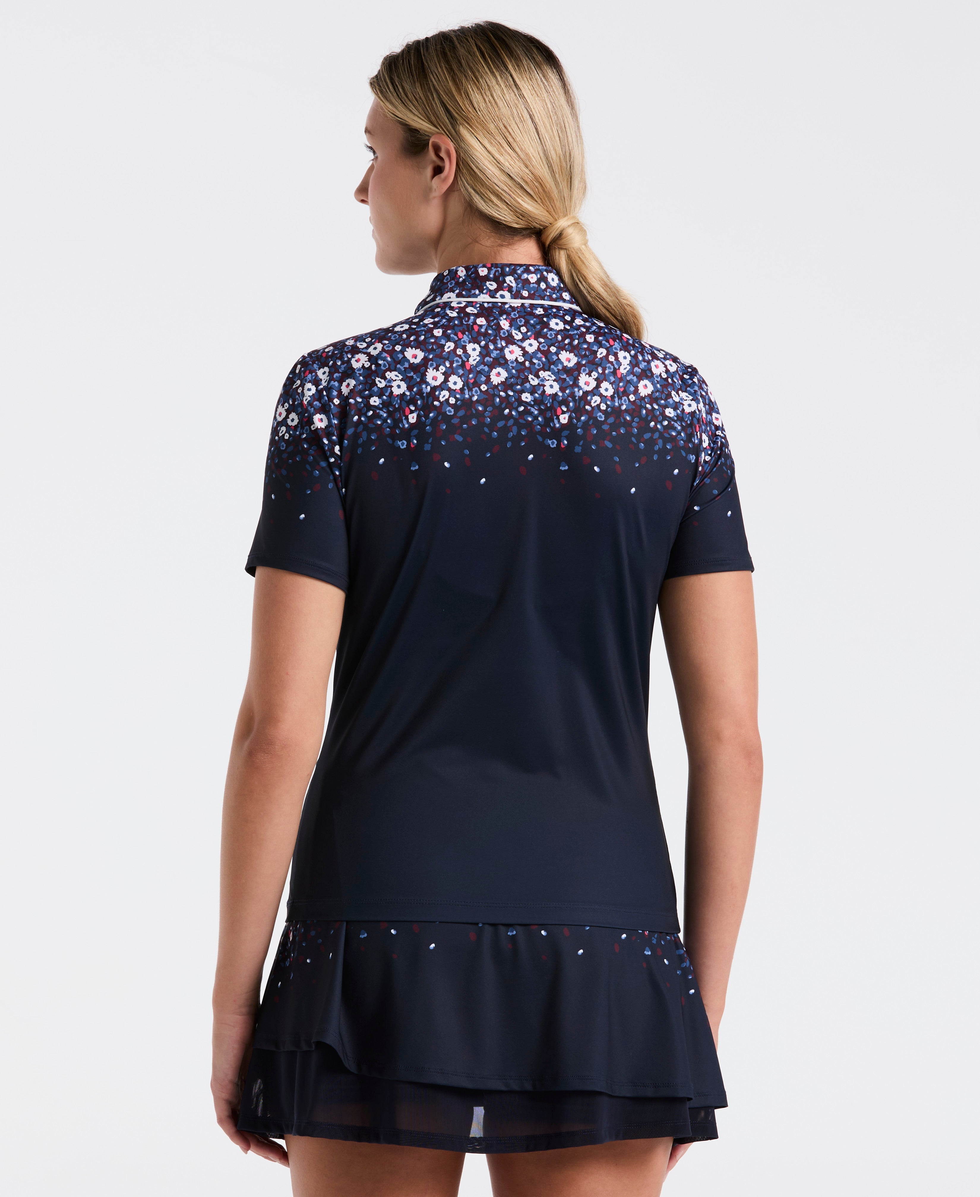 Women's Engineered Zen Floral Golf Polo