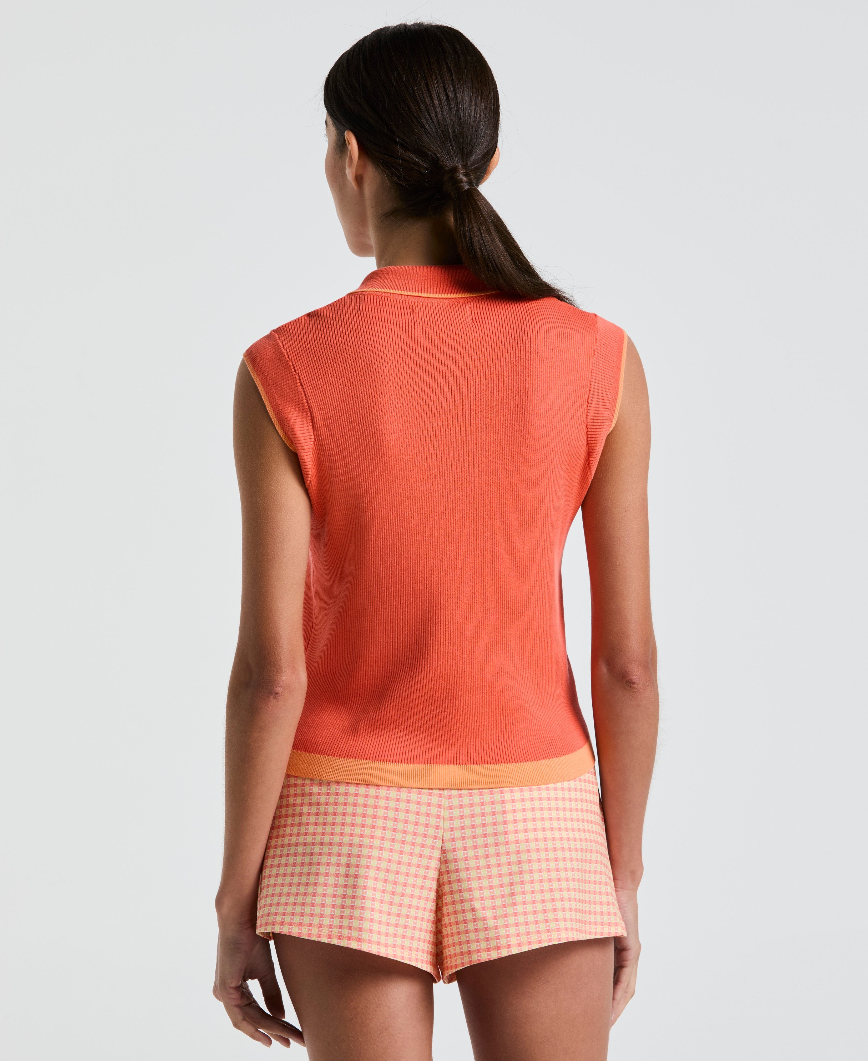 Women's Golf Sleeveless Sweater Polo