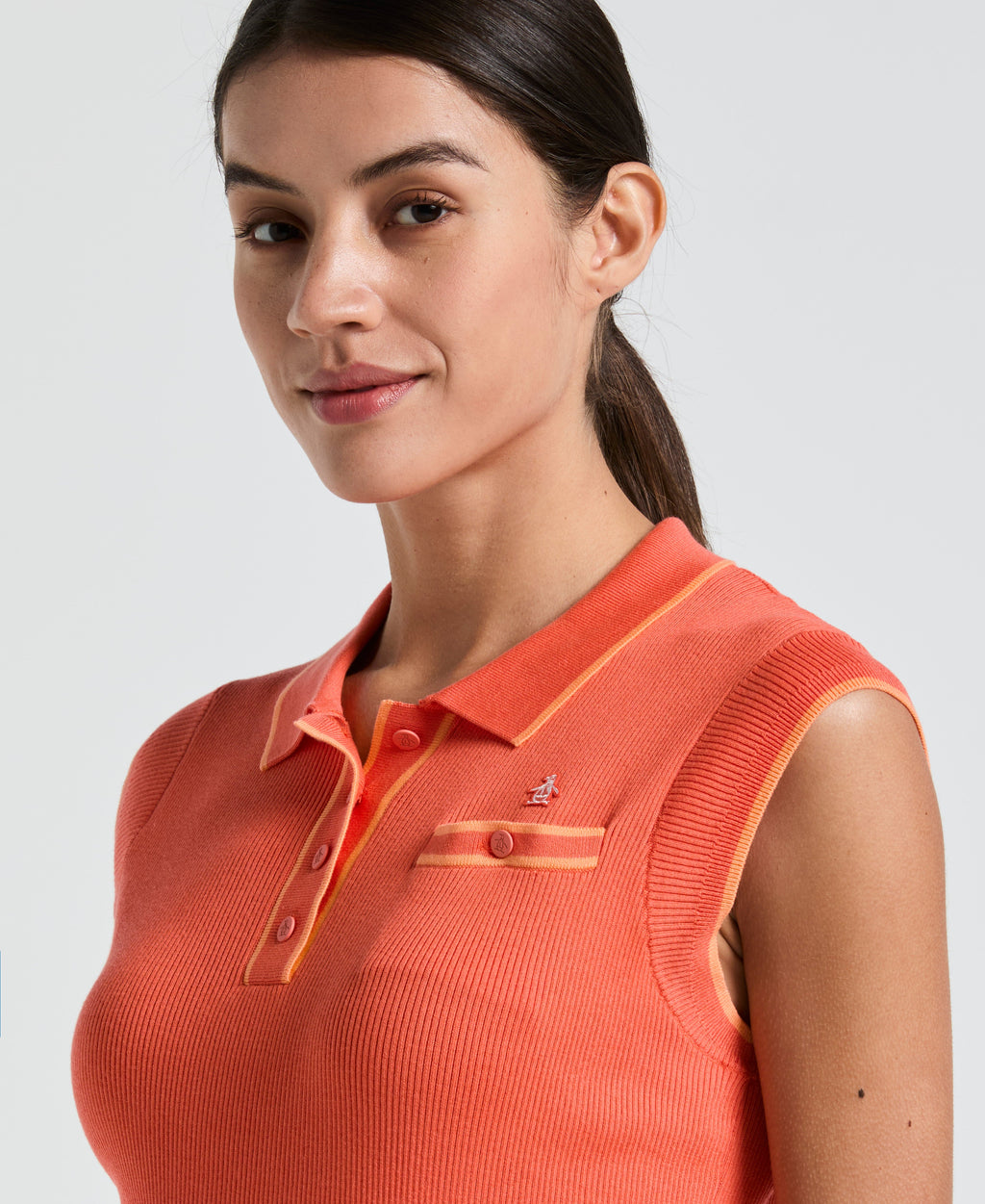 Women's Golf Sleeveless Sweater Polo