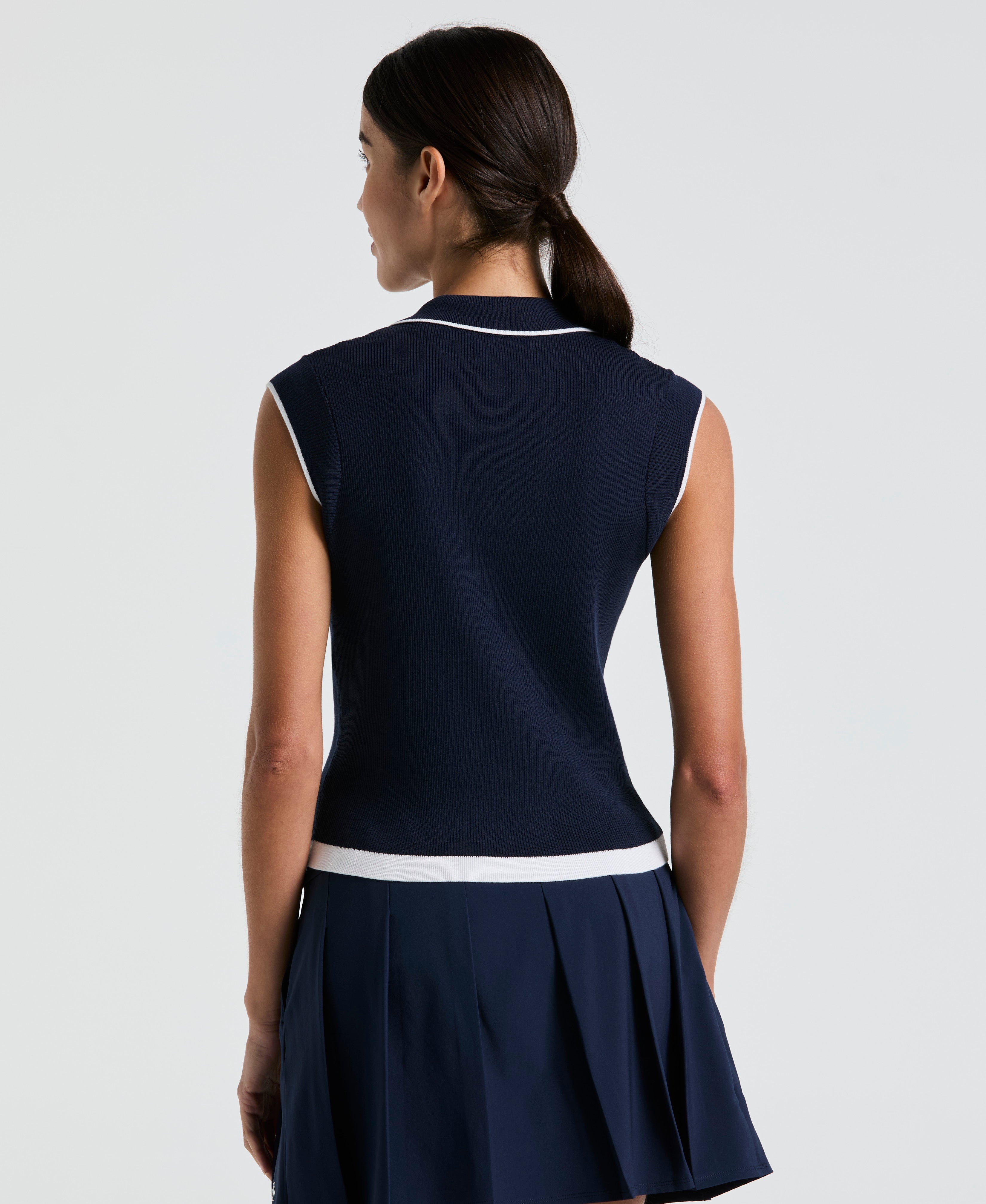 Women's Golf Sleeveless Sweater Polo