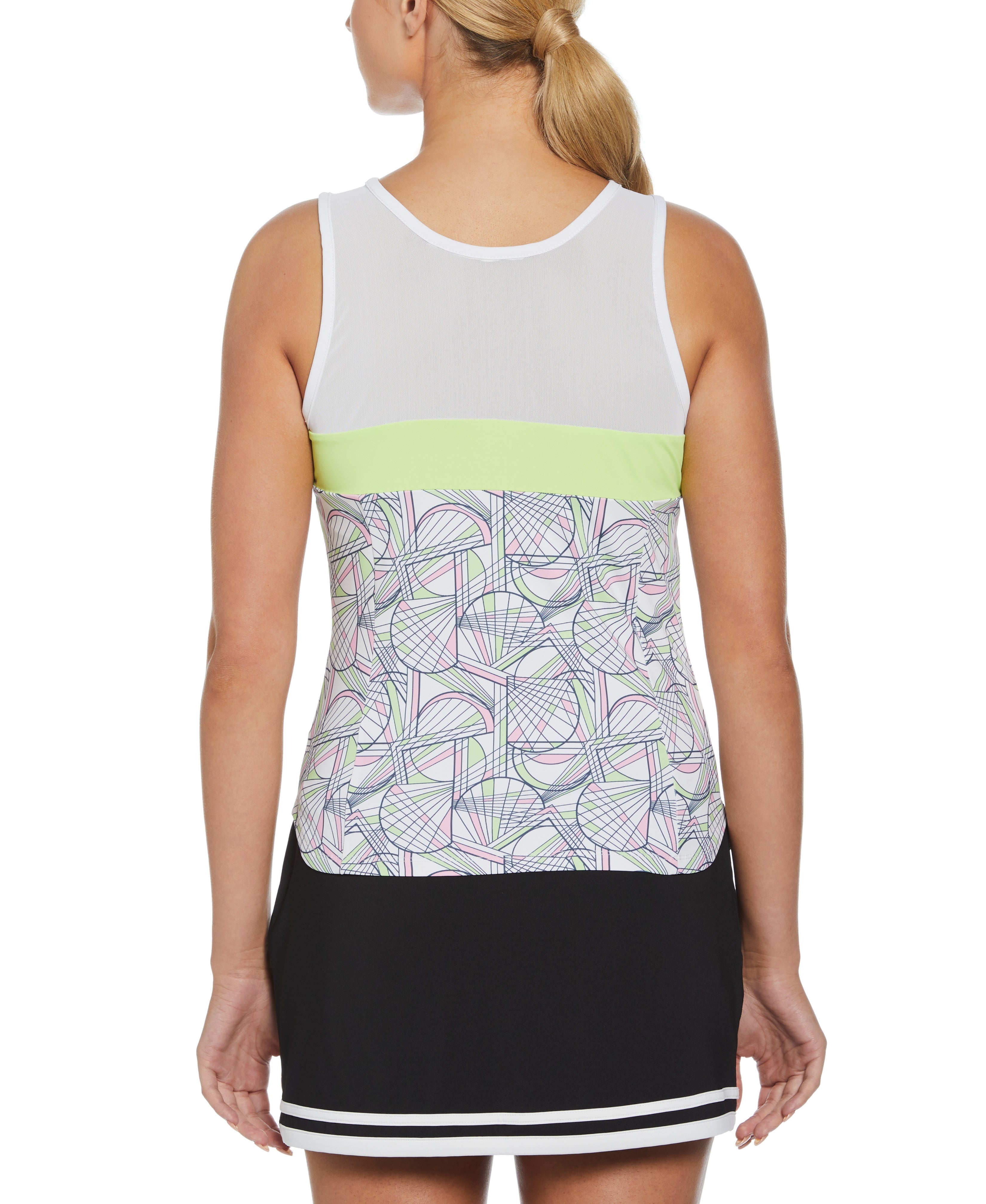 Women's Mesh Block Tennis Tank Top