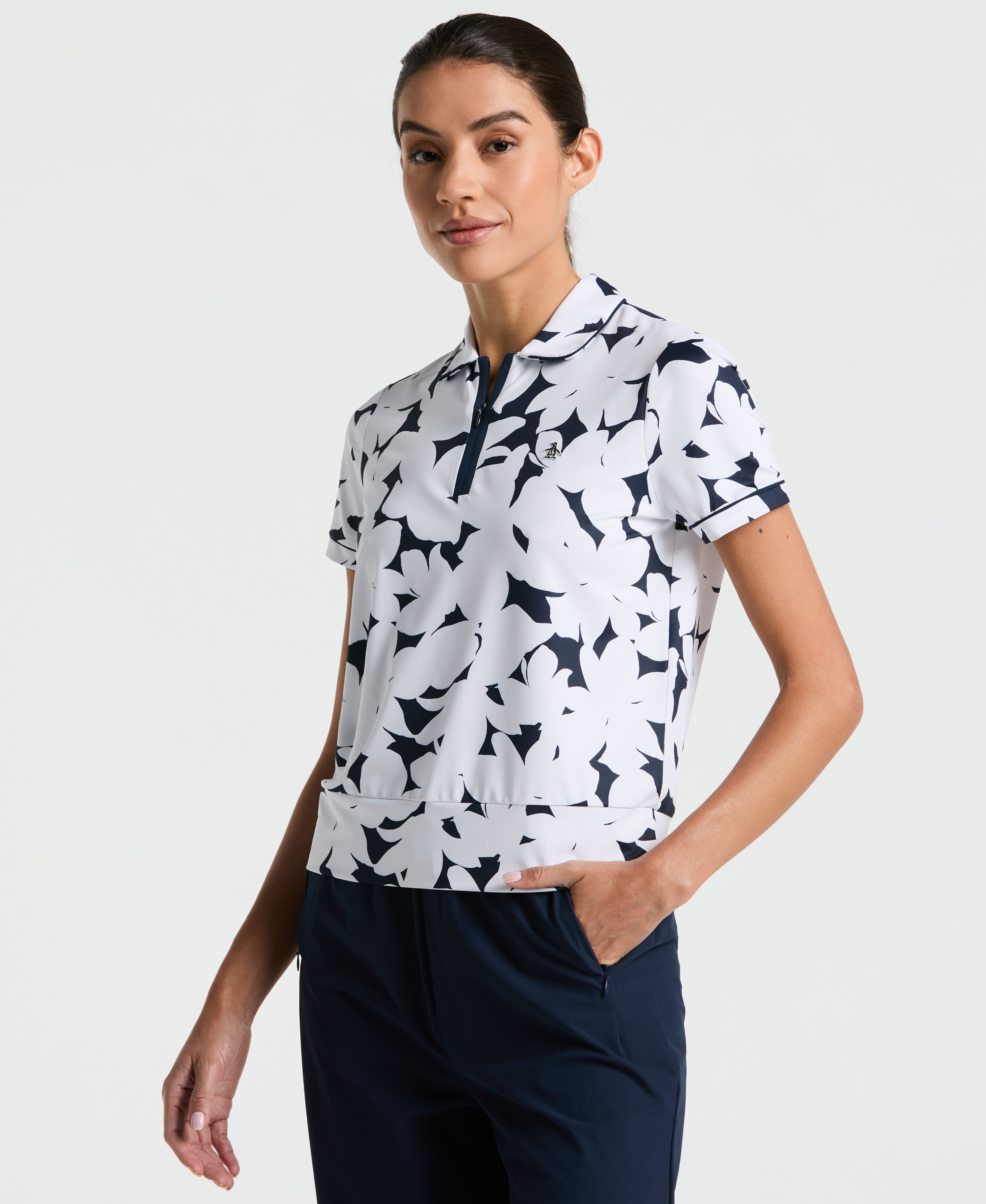 Women's Riviera Floral Golf Polo