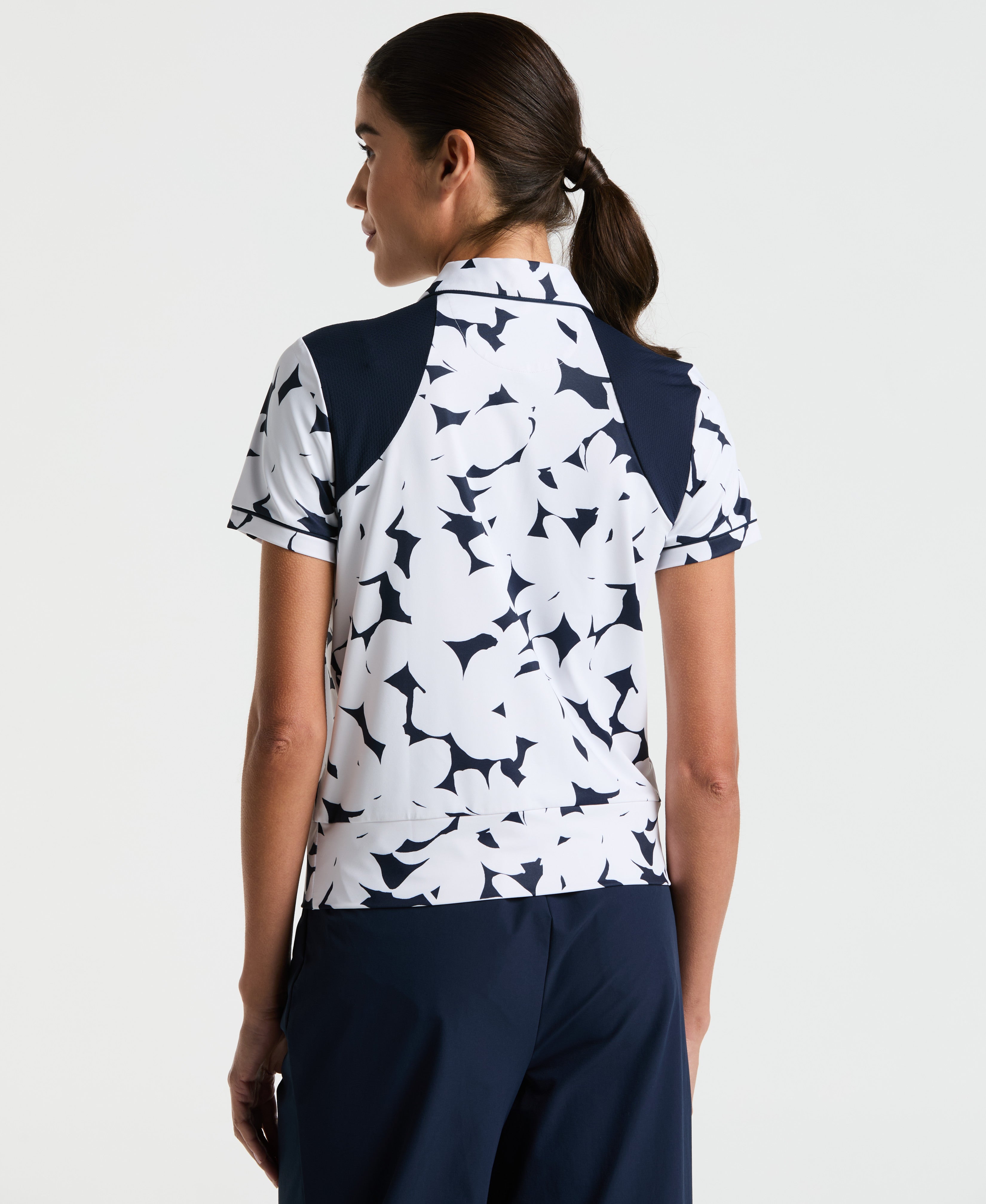 Women's Riviera Floral Golf Polo