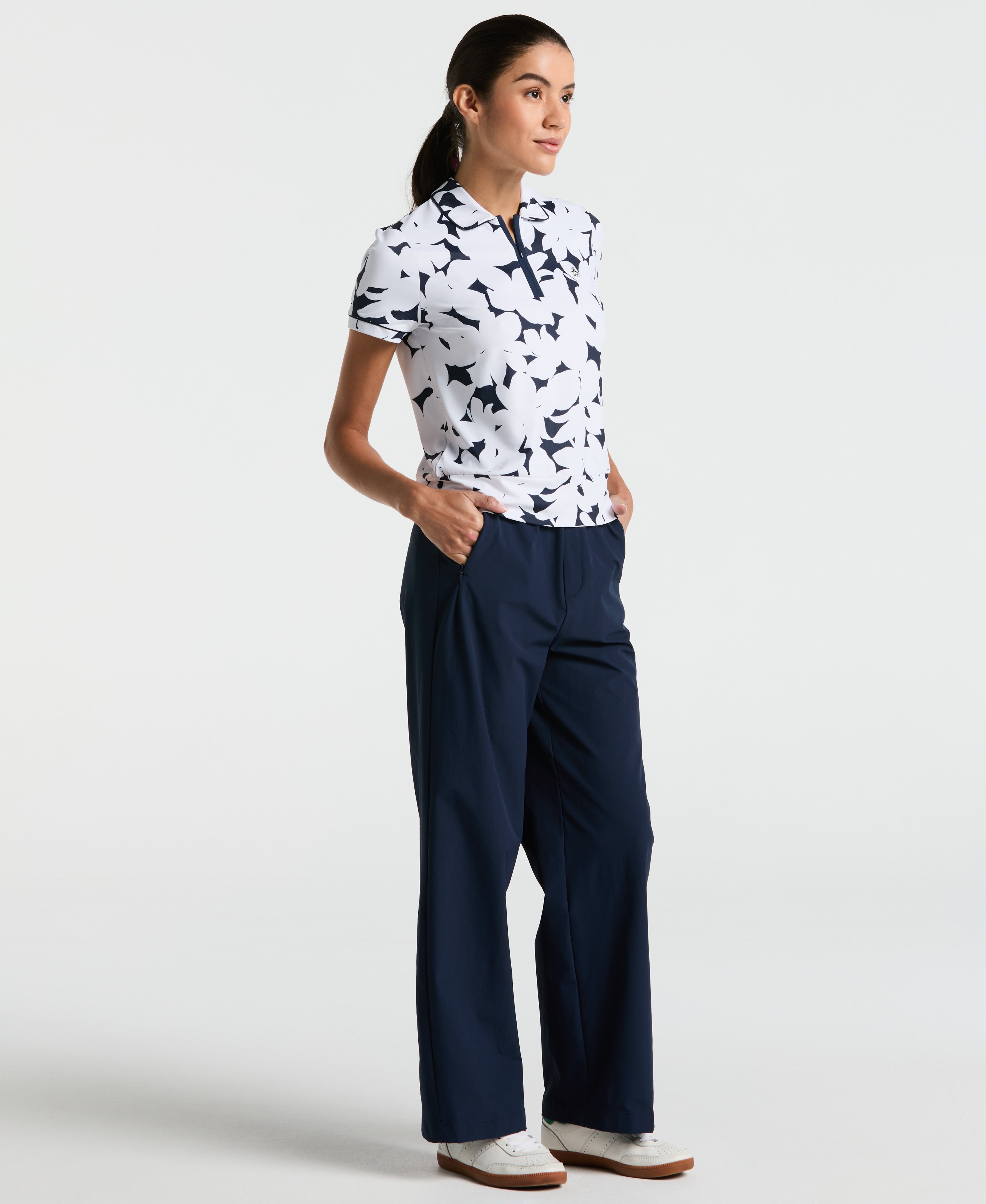 Women's Riviera Floral Golf Polo